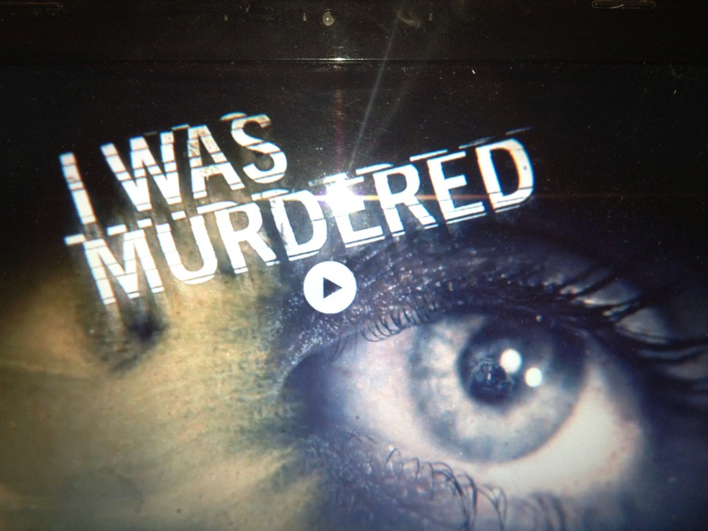 Showcasing Beverly's eye used on "I Was Murdered" TV Show under the Logo during the title sequence. 